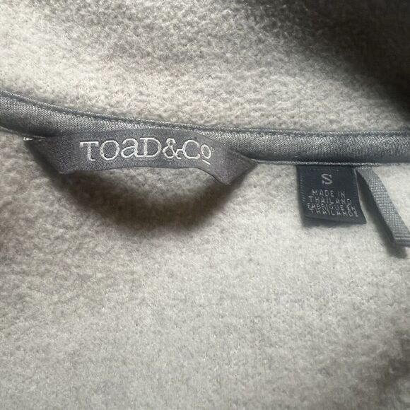 Toad & Co Brown Arriva Long Outbound Travel Vest Size S Wool Blend Zip - Picture 9 of 15